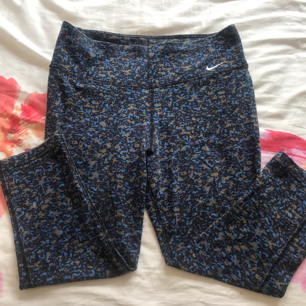 Niké army blue legging capris